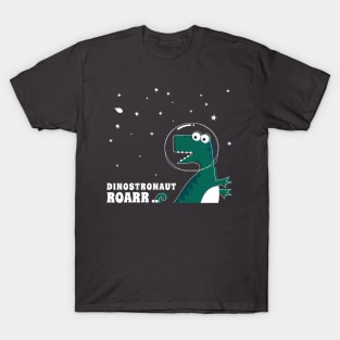 Cute Astronaut dinosaur. T-Shirt